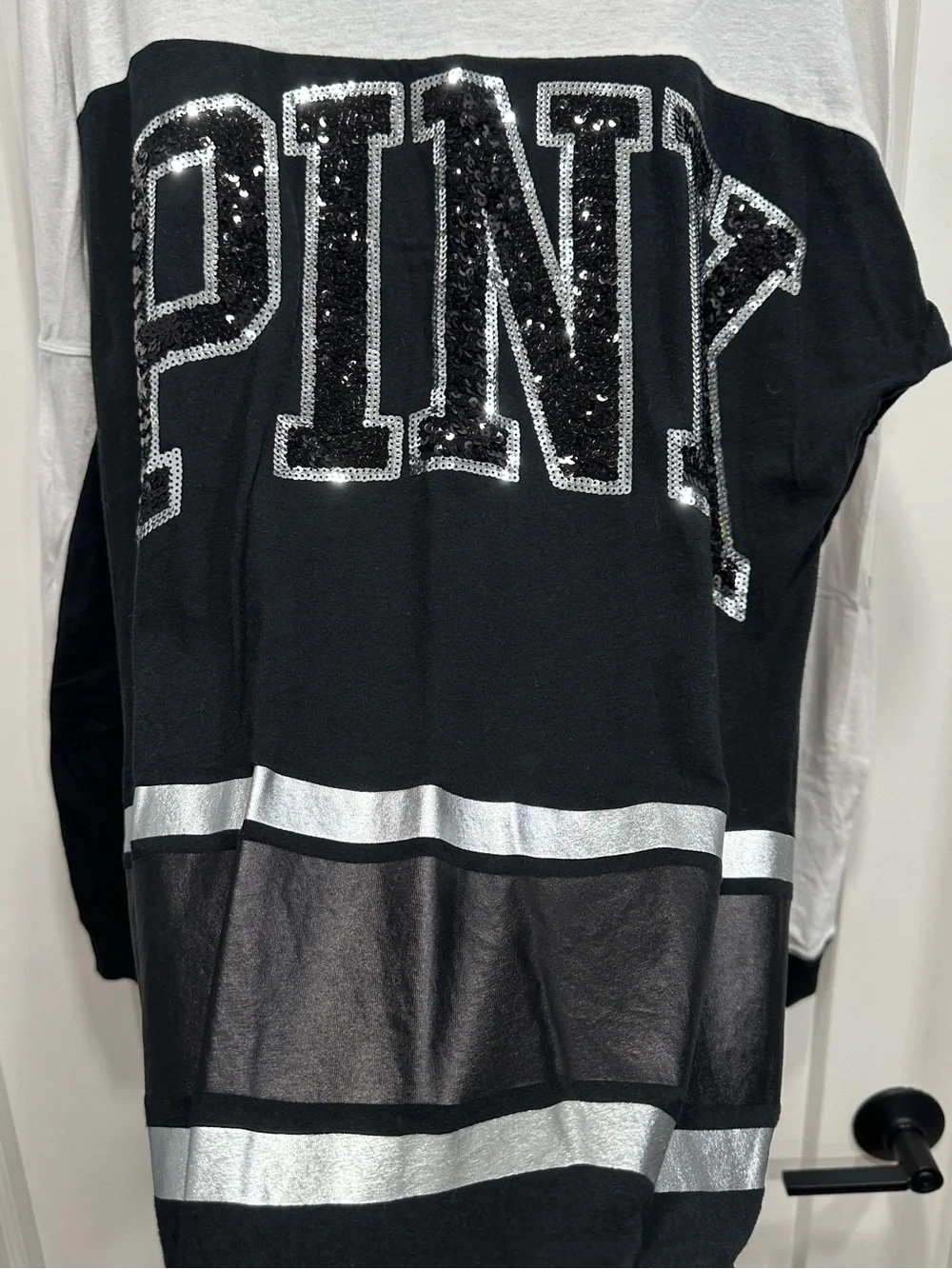VS PINK Black Bling Top - XS - Picture 4 of 6